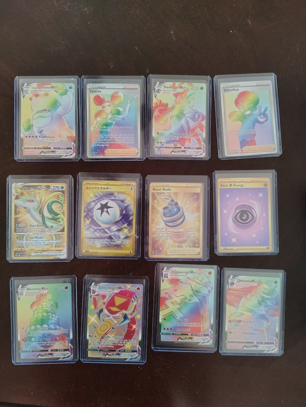 Pokemon Gold And Rainbow Secret Rare Lot